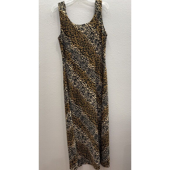 Jessica Howard Dress Size 16 Animal Print Maxi Sleeveless Long Modest - Picture 5 of 5